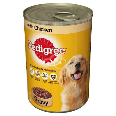 Pedigree Adult Wet Dog Food Chunks in Gravy 400g