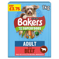 Bakers Superfoods Beef & Veg Dry Dog Food 1kg