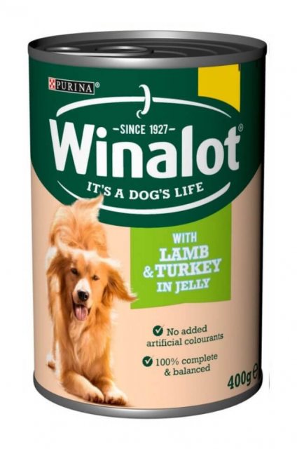 Winalot Classics Lamb & Turkey Wet Dog Food 400g